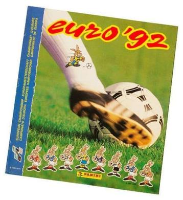PANINI EURO 92 VOETBAL VOLLEDIGE SET + LEEG ALBUM beschikbaar voor biedingen