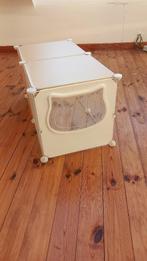 Toilette d'intérieur pour litière chat avec chatière, Animaux & Accessoires, Enlèvement, Utilisé