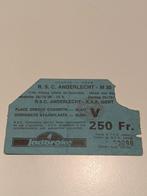 ticket anderlecht - aa gent beker van belgie 88, Verzenden, Gebruikt