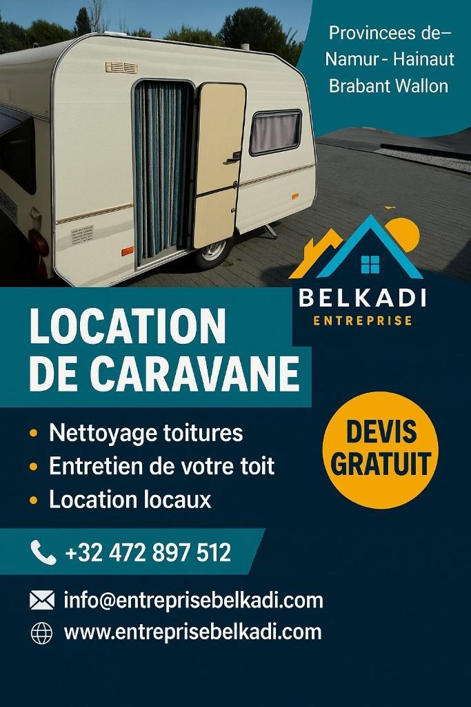 caravane à louer, Caravanes & Camping, Caravanes & Camping Autre, Enlèvement ou Envoi