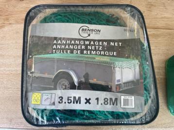 Aanhangernet 3.5m x 1.8 m nieuw in verpakking (Zemst) beschikbaar voor biedingen