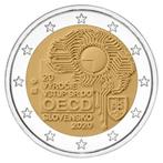 2 euro Slowakije 2020 Oeso, 2 euros, Slovaquie, Enlèvement ou Envoi, Monnaie en vrac