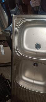 Dubbele spoelbak nooit gebruikt., Huis en Inrichting, Keuken | Keukenelementen, Ophalen, Zo goed als nieuw