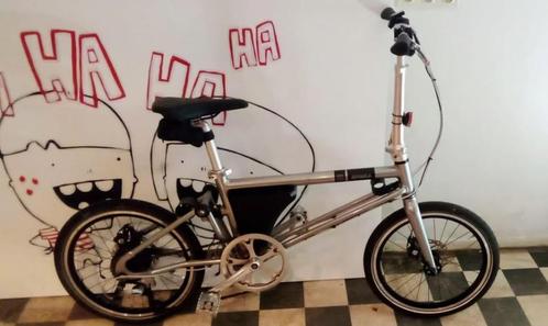 vélo électrique pliable Ahooga, Fietsen en Brommers, Elektrische fietsen, Zo goed als nieuw, Overige merken, 50 km per accu of meer
