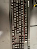 Corsair gaming keyboard, Bedraad, Gaming toetsenbord, Azerty, Gebruikt