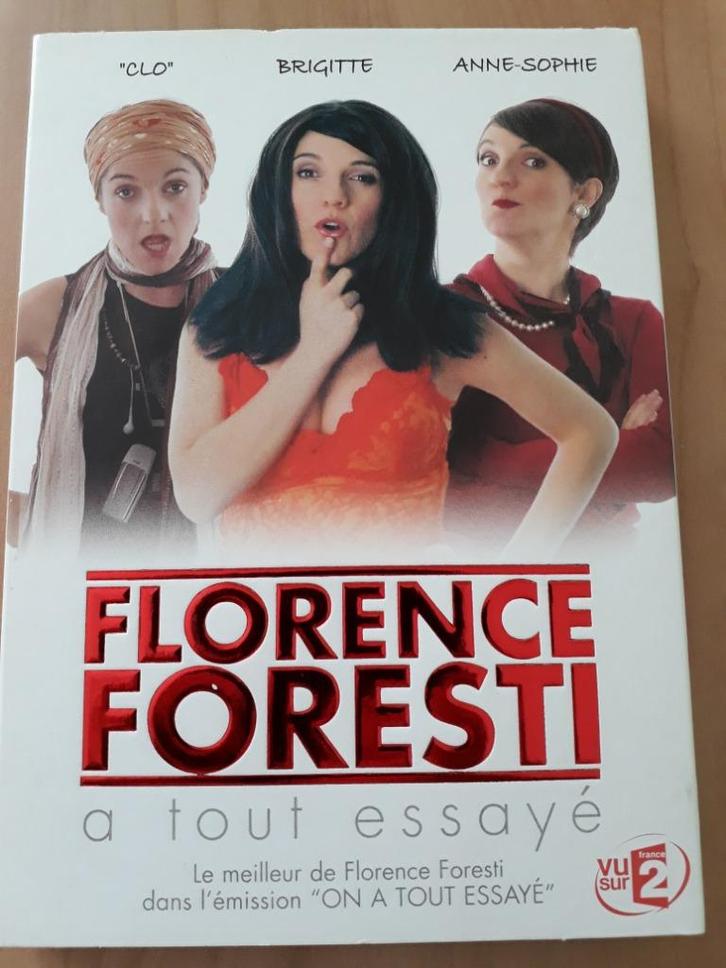 3 DVD'S FLORENCE FORESTI, CD & DVD, DVD | Cabaret & Sketchs, Comme neuf, Programmes TV ou Sketchs, Enlèvement ou Envoi