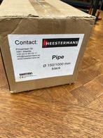 1 meter dikwandig staal zwart kachelpijp, Enlèvement ou Envoi, Neuf, Bois