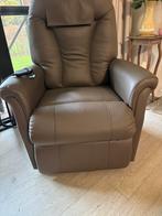 Elektrische relax zetel, Huis en Inrichting, Fauteuils, Ophalen, Gebruikt, 75 tot 100 cm, Leer
