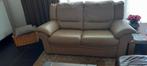 tweezit in leder, Huis en Inrichting, Fauteuils, Ophalen, Gebruikt