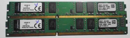 Kit 2 x 8  Gb DDR3 à 1600 Mhz, Informatique & Logiciels, Mémoire RAM, Desktop, 16 GB, DDR3, Enlèvement ou Envoi