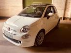 Fiat 500 1.2i Lounge, Leder en Stof, Wit, Grijs, Particulier
