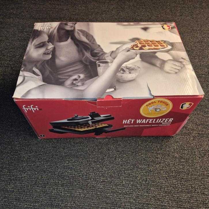 wafelijzer (FRIFRI - pack excellence), Electroménager, Gaufriers, Comme neuf, Plaques amovibles, Enlèvement