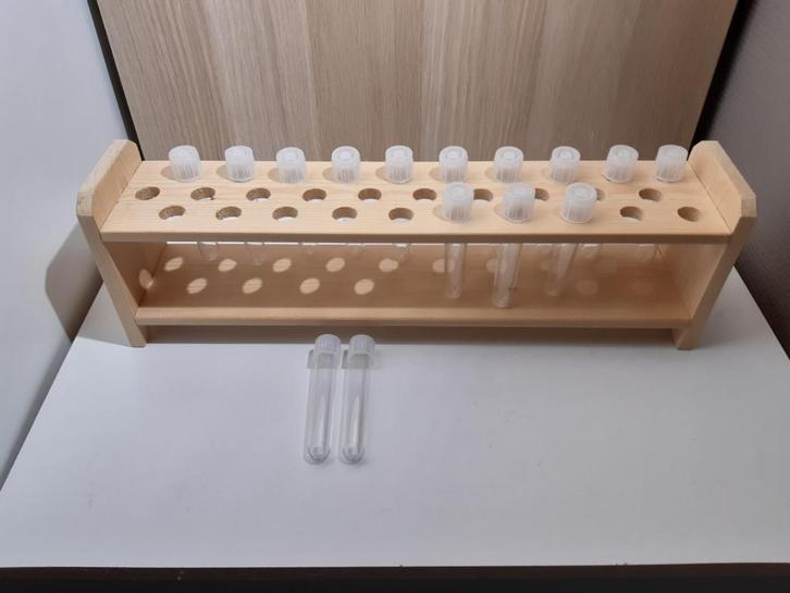 Houten monsterstandaard (onderzoeksdisplay), Hobby en Vrije tijd, Knutselen, Zo goed als nieuw, Knutselwerk, Ophalen of Verzenden