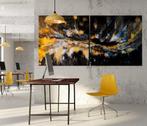 Abstract Acryl verf kunst op canvas 2x 100x100cm, Enlèvement ou Envoi