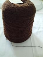 Cône de laine brune 370 gr., Comme neuf, Enlèvement ou Envoi, Tricot ou Crochet