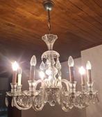 Kristallen kroonluchter luster in muranoglas, Ophalen, Gebruikt