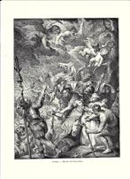1892 - Martyre de Saint-Levin, Antiek en Kunst, Kunst | Etsen en Gravures, Ophalen of Verzenden