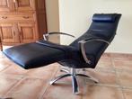 Prachtige Jori relax Brainbuilder+kussen MAXI, Huis en Inrichting, Fauteuils, Ophalen, Zo goed als nieuw, Leer, Durlet Sede stressless cassina Rolf benz Leolux