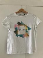 Witte T-shirt met opdruk, Vero Moda, maat XS, Kleding | Dames, T-shirts, Vero Moda, Wit, Ophalen of Verzenden, Korte mouw