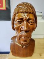 afrikaans houten borstbeeld man, Enlèvement