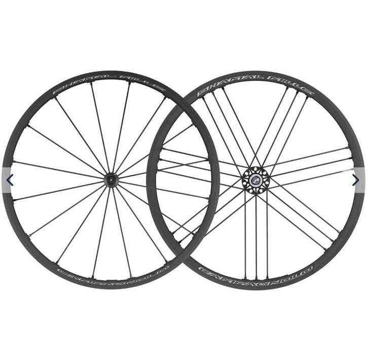 Alu wielen campagnola shamal mille, Fietsen en Brommers, Fietsonderdelen, Gebruikt, Racefiets, Wiel, Ophalen of Verzenden