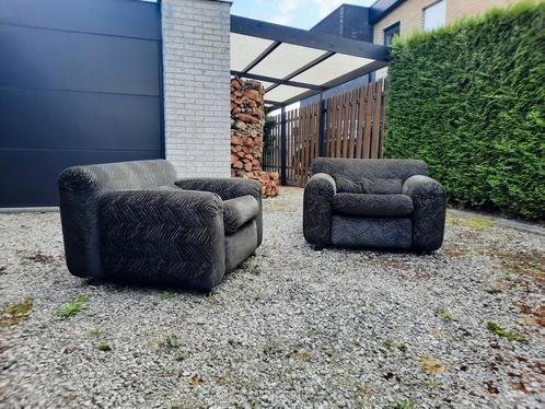 Set vintage 1-zit zetels, Huis en Inrichting, Zetels | Zetels, Gebruikt, Ophalen