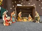 9 prachtige, grote kerststal figuren in porselein, Ophalen, Zo goed als nieuw