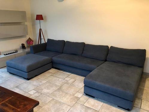 Modulaire blauwe stoffen banken van Milagro Design, Huis en Inrichting, Zetels | Zetels en Chaises Longues, Zo goed als nieuw