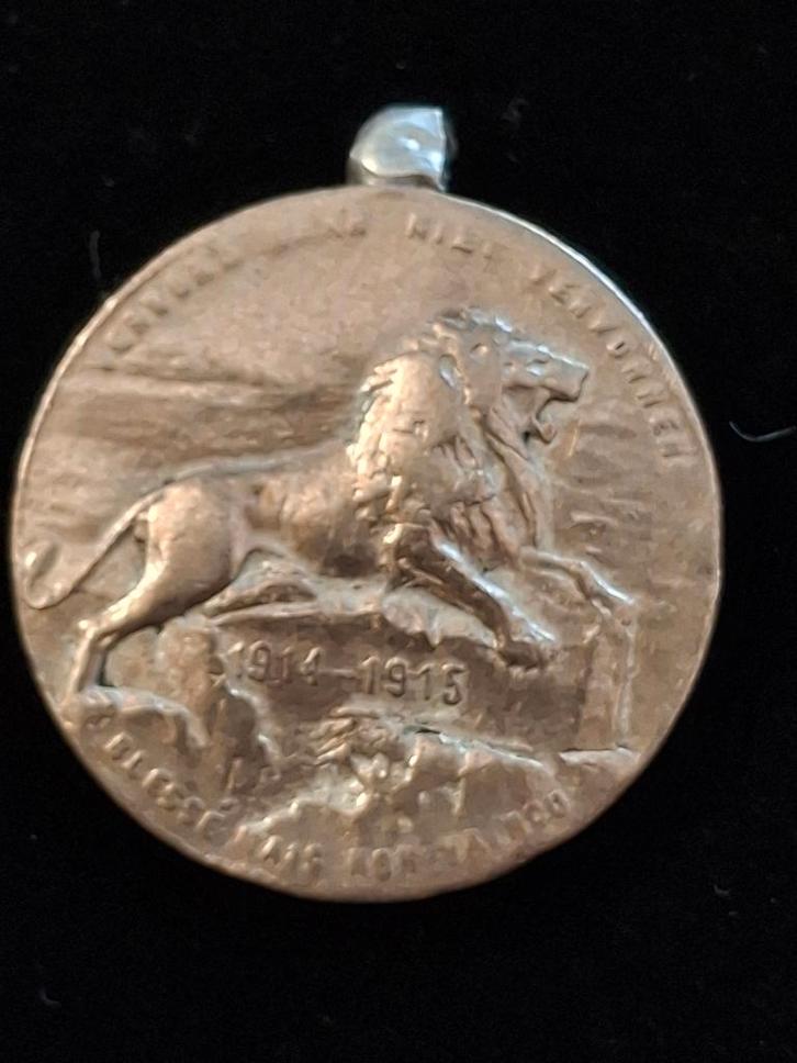 herdenking medaille Koning Albert I - Koningin Elisabeth, Verzamelen, Koningshuis en Royalty, Gebruikt, Overige typen, Verzenden