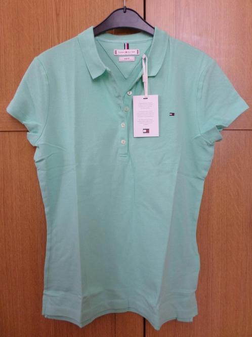 Polo Tommy Hilfiger Vert pastel neuf L slim femme neuf, Vêtements | Femmes, T-shirts, Neuf, Taille 42/44 (L), Vert, Manches courtes