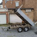 Dubbelassige kiepaanhanger van 750 kg, Ophalen of Verzenden, Zo goed als nieuw