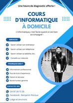 Cours d’informatique à domicile  (Liege et alentours), Boeken, Informatica en Computer, Ophalen of Verzenden, Nieuw, Besturingssystemen