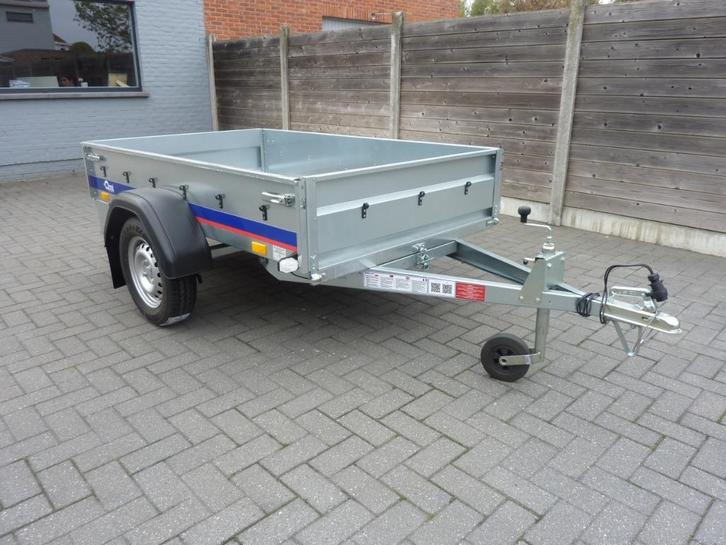 Aanhangwagen 750 kg 204x128 NIEUW, Auto diversen, Aanhangers en Bagagewagens, Nieuw, Ophalen