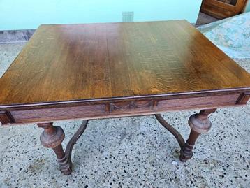 Table salle à manger en chêne, Maison & Meubles, Tables | Tables à manger, Enlèvement, Utilisé, Chêne