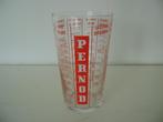 oude maatbeker glas Pernod pastis 0.25 liter, Ophalen of Verzenden