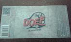 Étiquette de bière DOEF (Brasserie Brasschaat), Enlèvement ou Envoi, Neuf