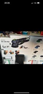 Festool rotex 150FEQ inclusief grote partij schuurpapier, Doe-het-zelf en Bouw, Ophalen, Zo goed als nieuw