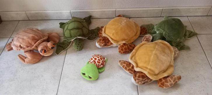 knuffel waterschildpad, Kinderen en Baby's, Speelgoed | Knuffels en Pluche, Zo goed als nieuw, Ophalen of Verzenden