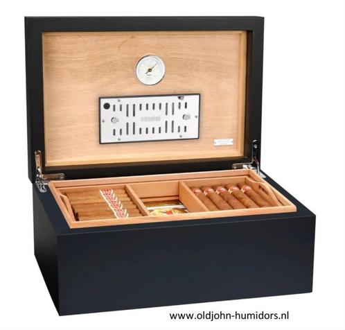H165 ADORINI MERK HUMIDOR TORINO GRANDE DELUXE 150 SIGAREN, Verzamelen, Rookartikelen, Aanstekers en Luciferdoosjes, Nieuw, Tabaksdoos of Verpakking