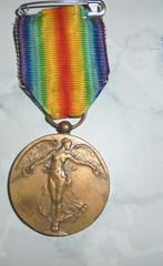 médaille de guerre 14-18, Collections, Enlèvement ou Envoi, Armée de terre, Ruban, Médaille ou Ailes