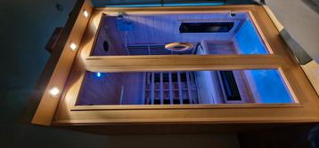 Detox Infraroodsauna 2 personen tot 75 graden beschikbaar voor biedingen