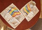 2 set de table petit déjeuner. à donner, Huis en Inrichting, Keuken | Textiel, Ophalen, Placemat