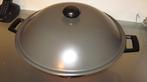 Wok Philips HD4335/B elektrisch, Ophalen, Zo goed als nieuw, Aluminium, Wok