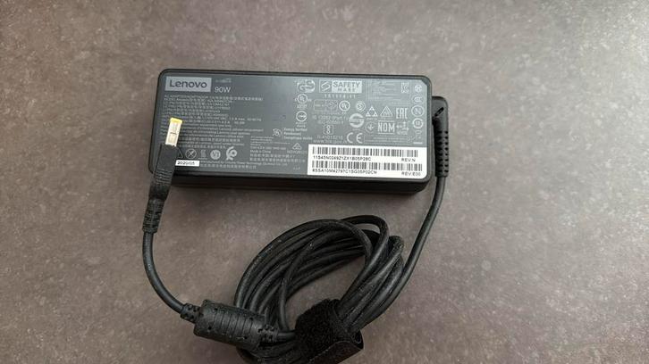 Lenovo 90W Laptop Oplader - Origineel, Computers en Software, Laptop-opladers, Gebruikt, Ophalen of Verzenden