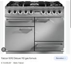 🔥 Poêle Falçon de luxe 110 cm en acier inoxydable 5 brûleur, Comme neuf, 5 zones de cuisson ou plus, Classe énergétique A ou plus économe