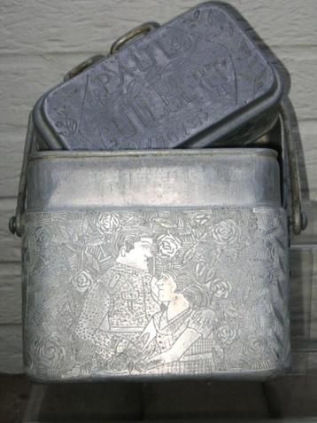Captivité gamelle nominative matriculée & gravée datée 1937 beschikbaar voor biedingen