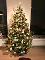 Kerstboom 1m80,  kerstballen inclusief, Gebruikt, Ophalen