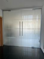 Glazen pivodeuren, Doe-het-zelf en Bouw, Deuren en Vliegenramen, Ophalen, Gebruikt, Binnendeur, Glas