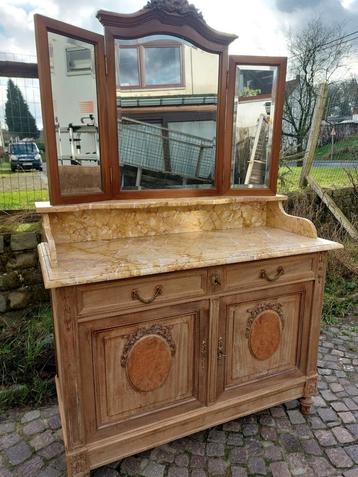 Superbe ancienne commode,  dresse massive art nouveau  beschikbaar voor biedingen