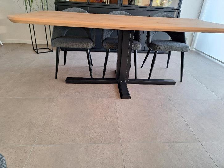 Table à manger en chêne, Maison & Meubles, Tables | Tables à manger, Comme neuf, 50 à 100 cm, 150 à 200 cm, Cinq personnes ou plus